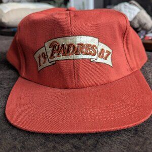 Vintage 1987 San Diego Padres Snapback Hat Cap MLB Never Worn Clean.